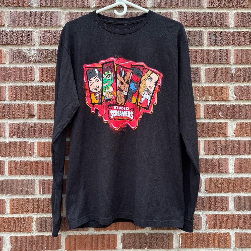 Universal Studios Halloween Horror Nights Studio Screamers Long Sleeve 2024 Sz M